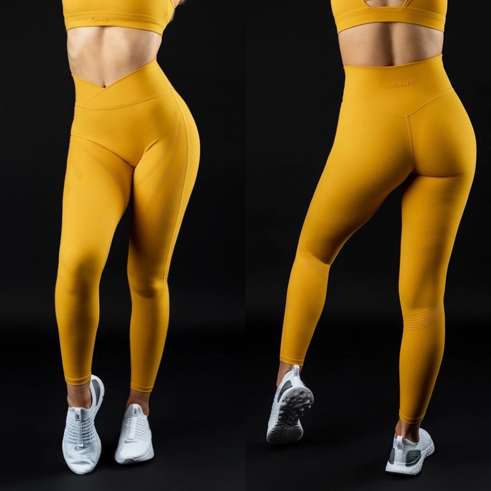 Surface Path Laser Cut Leggings